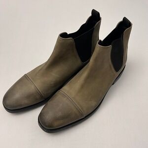 Cole Haan Mens 11M Grand 360 Chelsea Boots Olive Green Waterproof NWOB